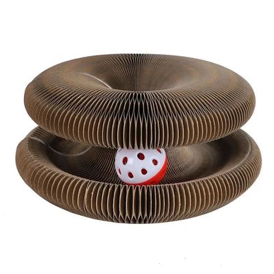 Factory Direct Wear Resistant High Quality Corrugated Paper Magic Organ Shape Cat Claw Board