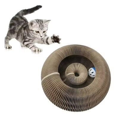 Factory Direct Wear Resistant High Quality Corrugated Paper Magic Organ Shape Cat Claw Board