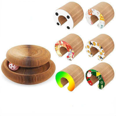 Factory Direct Wear Resistant High Quality Corrugated Paper Magic Organ Shape Cat Claw Board