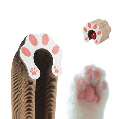 Organ Cat Scratch Board Cat Toy With Bell Cat Grinding Claw Corrugated Paper Self High Durable Scratch Nest