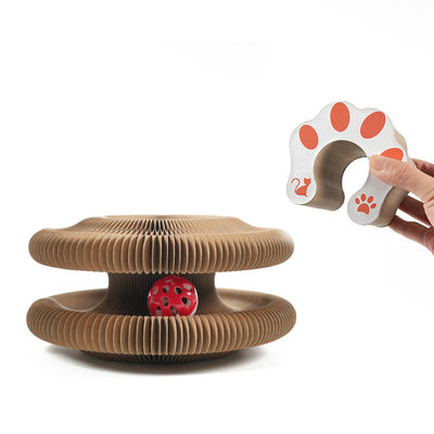 Organ Cat Scratch Board Cat Toy With Bell Cat Grinding Claw Corrugated Paper Self High Durable Scratch Nest
