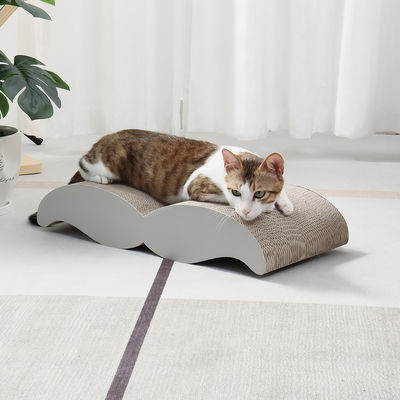 Friendly Corrugated Paper High Quality Moustache Shape Cat Scratch Board Environmentally