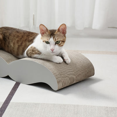 Friendly Corrugated Paper High Quality Moustache Shape Cat Scratch Board Environmentally
