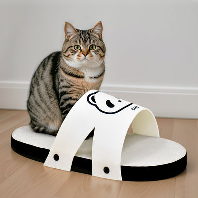 New Arrival Slipper Shape Cat Scratcher Scratching Board for Indoor Kittens Corrugated Scratch Board for Cat Grinding Claws