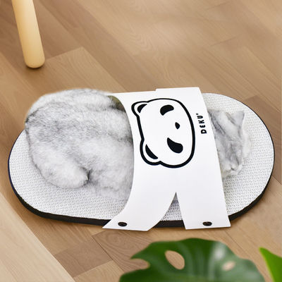 New Arrival Slipper Shape Cat Scratcher Scratching Board for Indoor Kittens Corrugated Scratch Board for Cat Grinding Claws