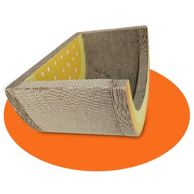 Orange Lobe Tumbler Cat Bowl Cats Lounge Scratchers Popular Scratch Toys Corrugated Cardboard Paper Boards Pet Furniture