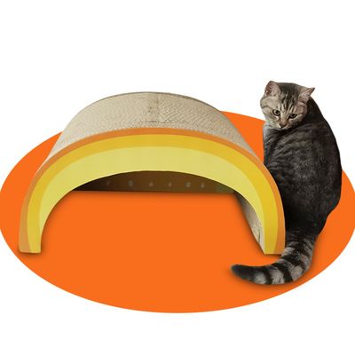 Orange Lobe Tumbler Cat Bowl Cats Lounge Scratchers Popular Scratch Toys Corrugated Cardboard Paper Boards Pet Furniture