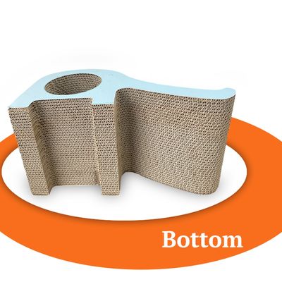 Cartoon Elephant Cat Scratching Board Factory Directly Sale Elephant Shape Cat Scratching Board High Density Durable Scratcher