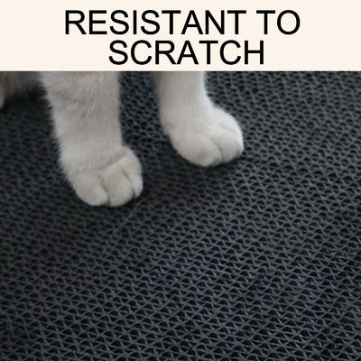 L-Shaped Single-Sided Track Cat Scratching Board(Black Butterfly) Scratch-resistant Cat Scratch Board Corrugated Paper Material
