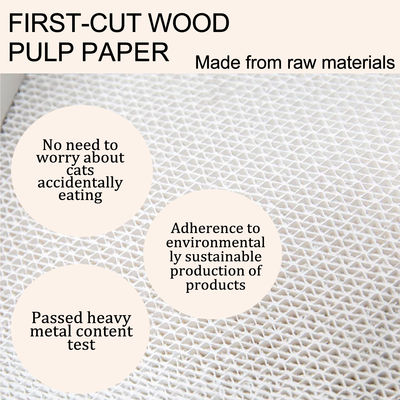 High Quality Corrugated Paper Grip and Wear Resistance White Butterfly L-Shaped Cat Scratching Board