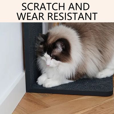 High Quality Corrugated Paper Grip and Wear Resistance White Butterfly L-Shaped Cat Scratching Board