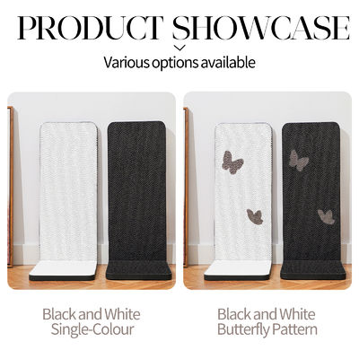 High Quality Corrugated Paper Grip and Wear Resistance White Butterfly L-Shaped Cat Scratching Board