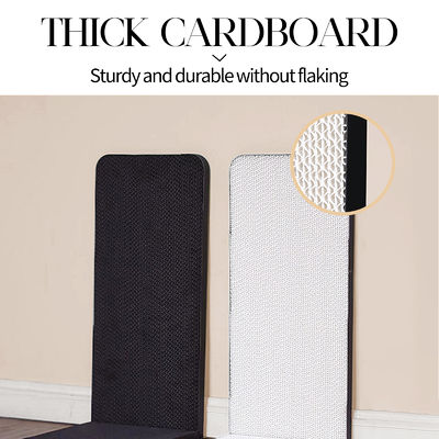 High Quality Corrugated Paper Grip and Wear Resistance White Butterfly L-Shaped Cat Scratching Board