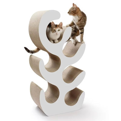 Cat Climbing Tree Scratcher Lounge Cats Play Toy Great for Cat Playing Stretching and Scratching Durable Scratcher Boards