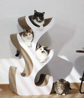 Cat Climbing Tree Scratcher Lounge Cats Play Toy Great for Cat Playing Stretching and Scratching Durable Scratcher Boards