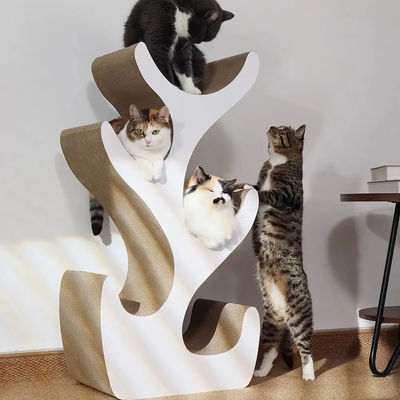 Cat Climbing Tree Scratcher Lounge Cats Play Toy Great for Cat Playing Stretching and Scratching Durable Scratcher Boards