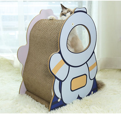 Astronaut Standing Cat Scratching Board Cute Design Corrugated Paper Material Is Resistant to Grip Wear Environmental protection