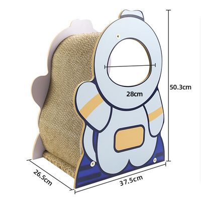 Astronaut Standing Cat Scratching Board Cute Design Corrugated Paper Material Is Resistant to Grip Wear Environmental protection