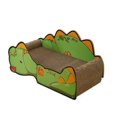 Lovely Dinosaur Sofa Cat Scratch Board Large Space Cat Scratching Board Comfortable and Resistant to Scratching
