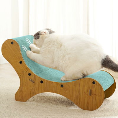 Armchair Scratching Board Factory Wholesale Wear Resistant Multi-Functional Cat Litter Corrugated Paper Cat Scratch Board Toys