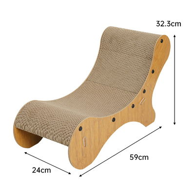 Armchair Scratching Board Factory Wholesale Wear Resistant Multi-Functional Cat Litter Corrugated Paper Cat Scratch Board Toys
