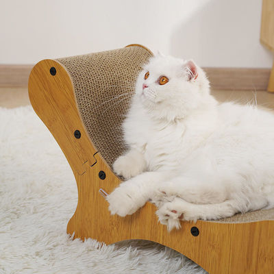Armchair Scratching Board Factory Wholesale Wear Resistant Multi-Functional Cat Litter Corrugated Paper Cat Scratch Board Toys