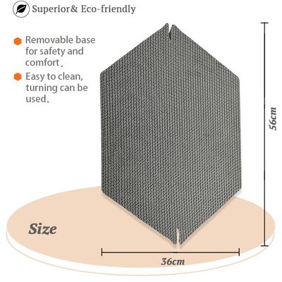 Corrugated Paper Cat Scratcher Oem Tent-Shaped Cat Litter Scratching Board Combinable Tent Shape