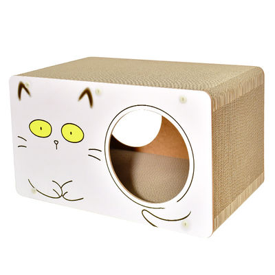 Large Cat Beds Scratching Box Cat Scratcher Customization Oval Scratch Pad