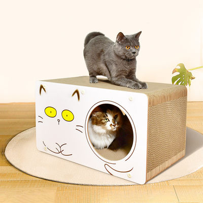 Large Cat Beds Scratching Box Cat Scratcher Customization Oval Scratch Pad