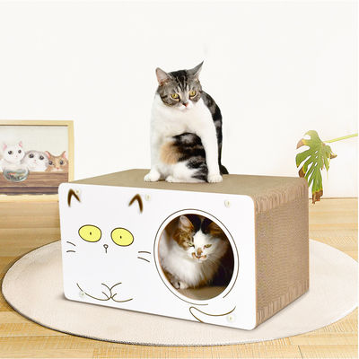 Large Cat Beds Scratching Box Cat Scratcher Customization Oval Scratch Pad