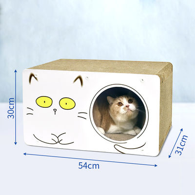 Large Cat Beds Scratching Box Cat Scratcher Customization Oval Scratch Pad