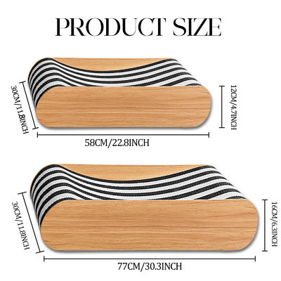 Double-Sided Sofa Cat Scratching Board (Black) Scratch-resistant Wear-resistant cat Scratch Board Corrugated Paper Material