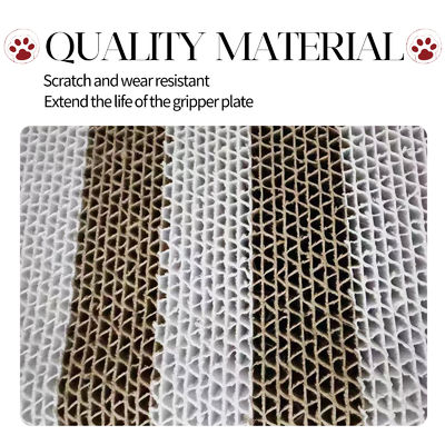 Double-Sided Sofa Cat Scratching Board (Black) Scratch-resistant Wear-resistant cat Scratch Board Corrugated Paper Material
