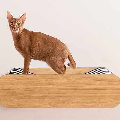 Double-Sided Sofa Cat Scratching Board (Yellow) Corrugated Paper Material Scratch-resistant Wear-resistant cat Scratch Board