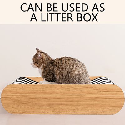 Double-Sided Sofa Cat Scratching Board (Yellow) Corrugated Paper Material Scratch-resistant Wear-resistant cat Scratch Board