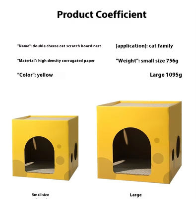Pet Toy Cat Scratching Board Claw Grinder Corrugated Paper Cat Scratcher Wear-resistant Climbing Cat Scraper