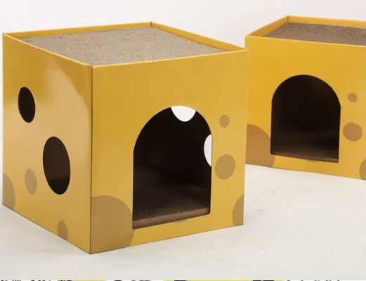 Pet Toy Cat Scratching Board Claw Grinder Corrugated Paper Cat Scratcher Wear-resistant Climbing Cat Scraper