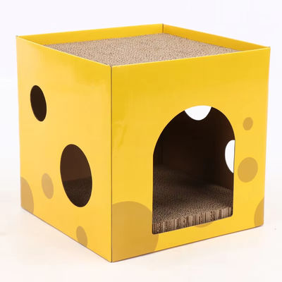 Pet Toy Cat Scratching Board Claw Grinder Corrugated Paper Cat Scratcher Wear-resistant Climbing Cat Scraper