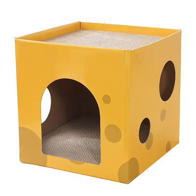 Pet Toy Cat Scratching Board Claw Grinder Corrugated Paper Cat Scratcher Wear-resistant Climbing Cat Scraper