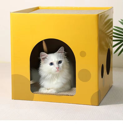 Pet Toy Cat Scratching Board Claw Grinder Corrugated Paper Cat Scratcher Wear-resistant Climbing Cat Scraper
