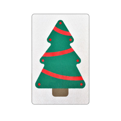 Christmas Cat Scratching Board Corrugated Cardboard Kitten Scratcher Pad for Wall Window