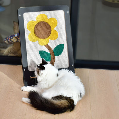 Vertical Sunflower Cat Scratching Board Durable Scratching Board for Indoor Cats Unique Design Scratch Board Protect Furniture