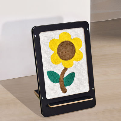 Vertical Sunflower Cat Scratching Board Durable Scratching Board for Indoor Cats Unique Design Scratch Board Protect Furniture
