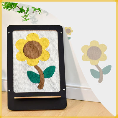 Vertical Sunflower Cat Scratching Board Durable Scratching Board for Indoor Cats Unique Design Scratch Board Protect Furniture