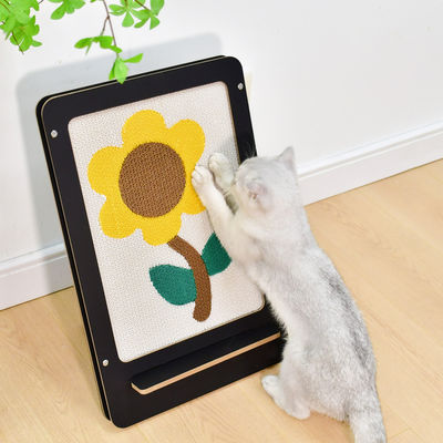 Vertical Sunflower Cat Scratching Board Durable Scratching Board for Indoor Cats Unique Design Scratch Board Protect Furniture