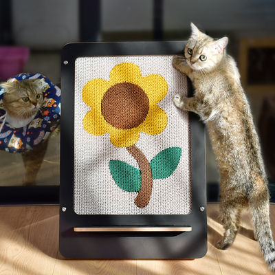 Vertical Sunflower Cat Scratching Board Durable Scratching Board for Indoor Cats Unique Design Scratch Board Protect Furniture