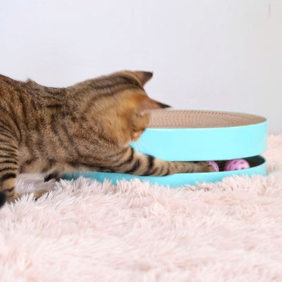 Oval Shape Ecycle Corrugate Scratcher Factory Direct Quality Cat Scratching Board Is Scratch Resistant