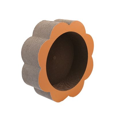 Flower Shaped Round Bowl Cat Scratching Board Cat Scratching Board Pet Scratch Pad