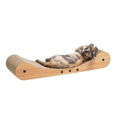 Cat Scratcher Lounge Bed for Indoor Cats, 27.5 X 10 Inches Cat Couch Bed - Scratching Board