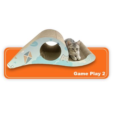 Cat Scratching Board Sea Lion Shape High Quality Cat Toy Scratcher Cardboard Corrugated Scratching Scratcher